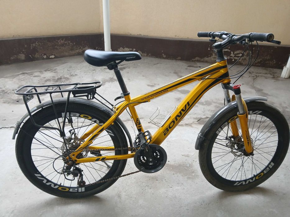 велосипед Bonvi, золотистый, в хорошем состоянии