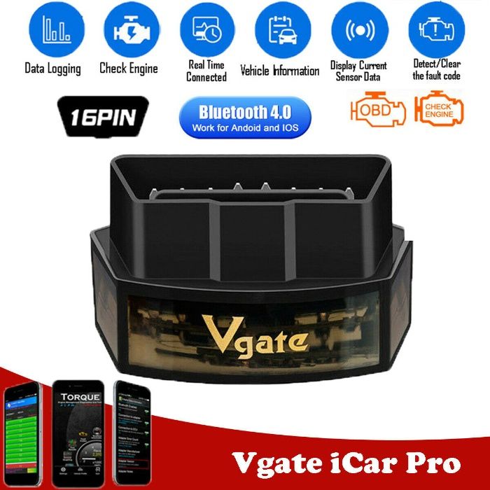 Diagnoza Vgate iCar Pro Bluetooth 4.0 OBD2 Scanner For Android / IOS
