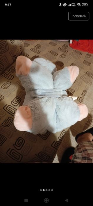 Perna decorativa Iepure si unicorn pufoasa