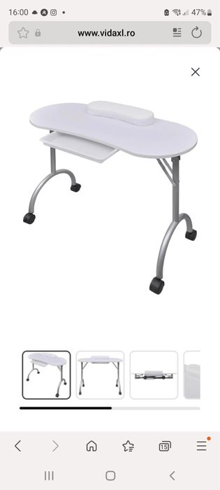 Masa mobila pentru manichiura