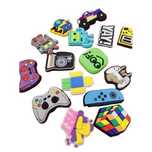 SET 21 Pinuri Pini Accesorii pentru Crocs Saboti Jibbitz, Jocuri Games