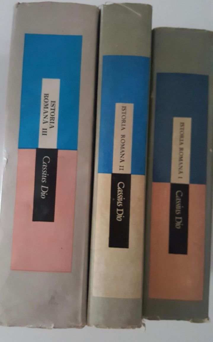 Set Istoria Romana, Dio Cassius, Complet, 3 vol, Cartonate