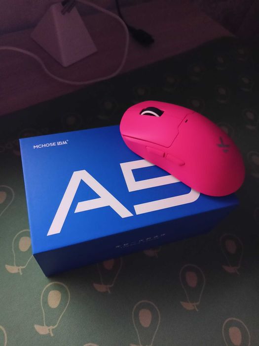 Мышь MCHOSE A5 v2 Ultra "красный" (Новый с гарантией на 1 год)