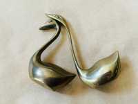 Месингови миниатюри статуетки лебеди