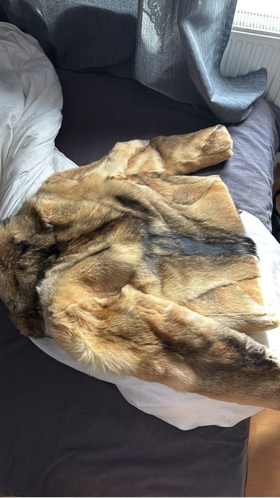 Haina de blana naturala vulpe