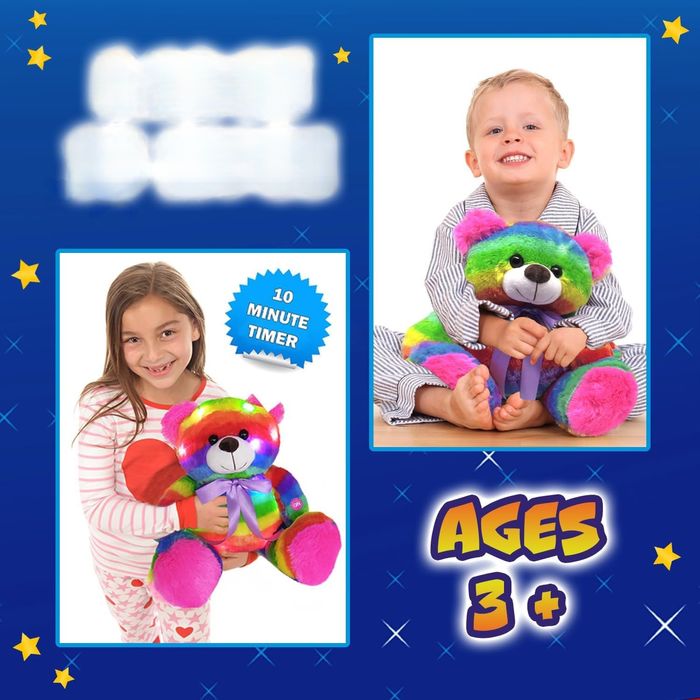 Голямо светещо и музикално Плюшено Мече