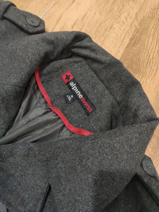 Palton Alpine Swiss mix lână mărimea XL
