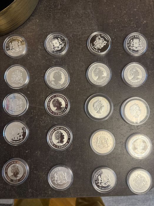 Инвестиционно сребро. Различни колекции лимитирани - Лунар, и други