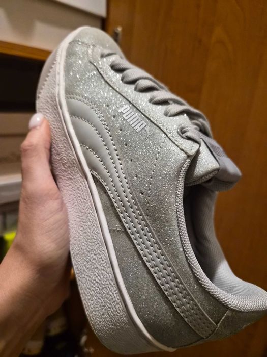 Puma сребърни кецове