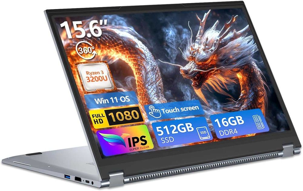 SIGILAT UltraBook TouchScreen 2in1 Ryzen 3200u 16GB 512SSD