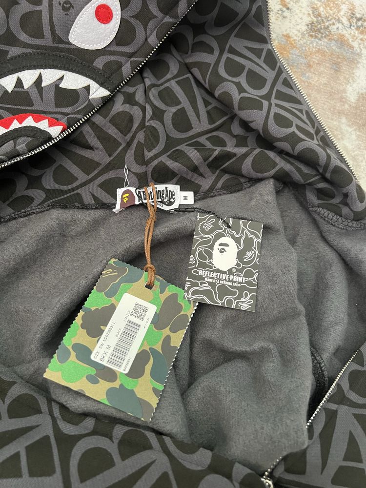 Суитчери Bape zip up S и М размер
