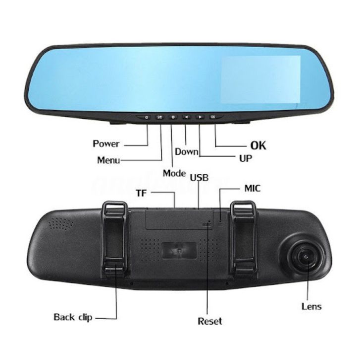 Oglinda auto DVR retrovizoare camera fata-spate Full HD 1080 NOU
