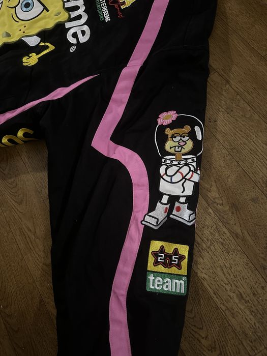 Supreme x SpongeBob SquarePants Jeff Hamilton Racing Jacket