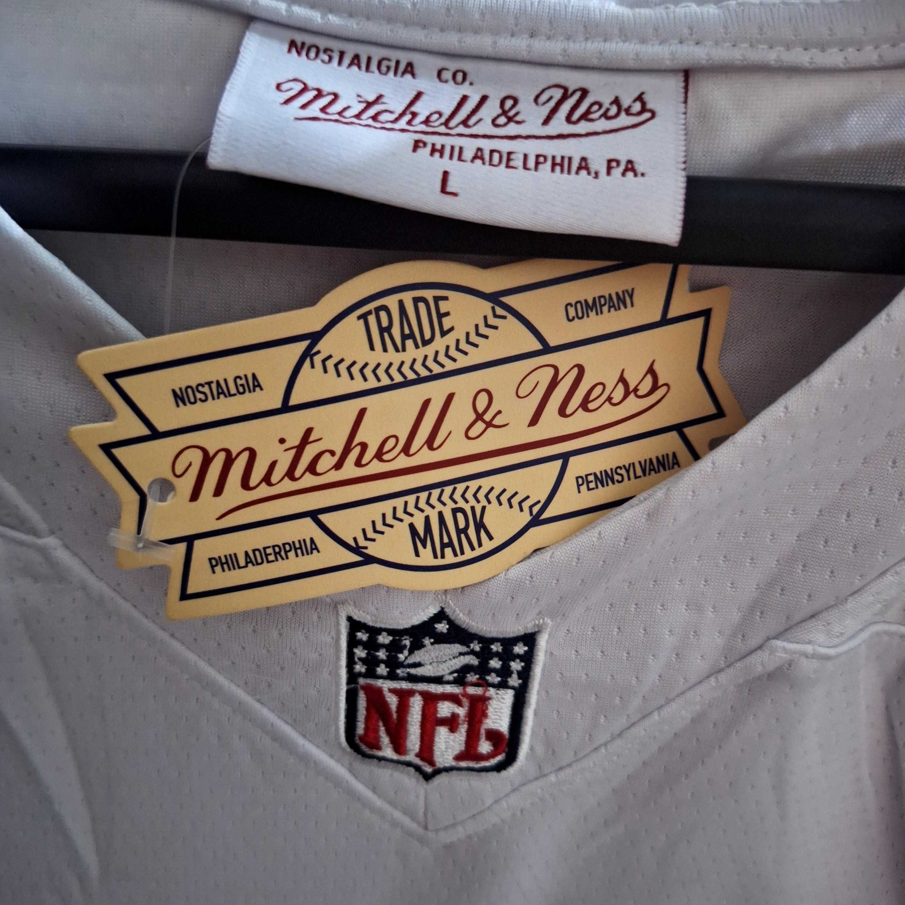 Tricou nfl alb:rice 80