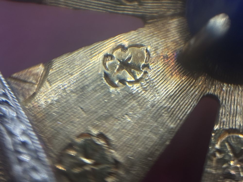 Brosa Veche Atelier Austriac Lc Manual lapis lazili Si ochi de tigru