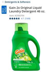 Detergent gain din sua
