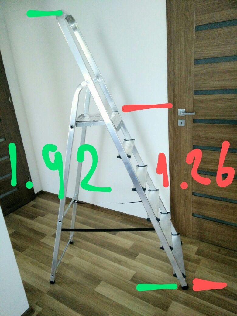 Vand scara de casa din aluminiu cu 5 trepte