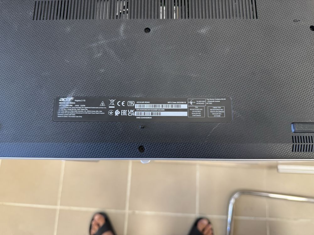 Лаптоп Acer Aspire 3 15 - 15,6”, отличен