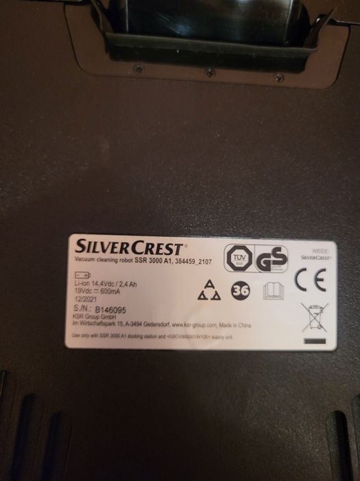 Прахосмукачка робот SilverCrest SSR 3000 A1
