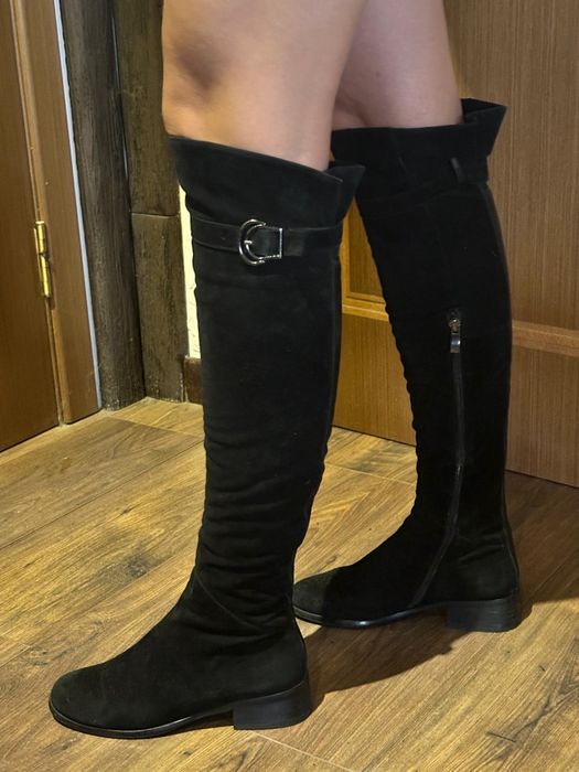 Сапоги демисезонные ботфорты