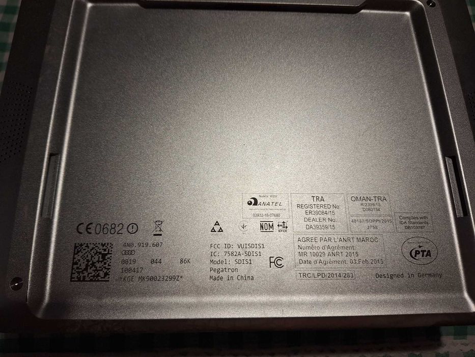 Audi Q7 Q5 A8 A7 A6 A5 Original Tablet 4M Entertainment Tablet Display