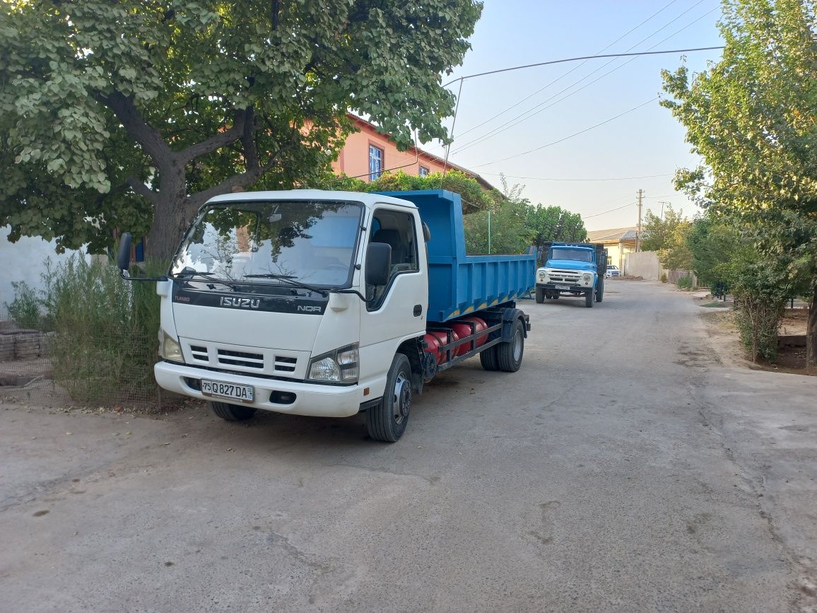 Isuzu xizmatlari qum shebin klenis blok ģisht yetkazib beramiz