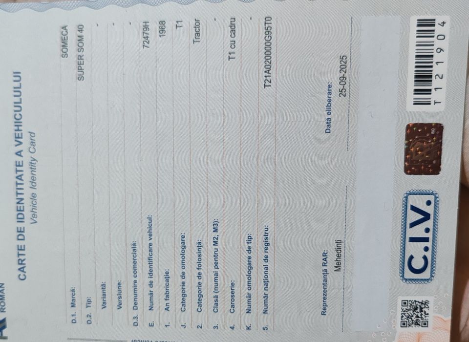 Vând/Schimb cu tractor mai mic tractor Someca in perfecta stare de fun