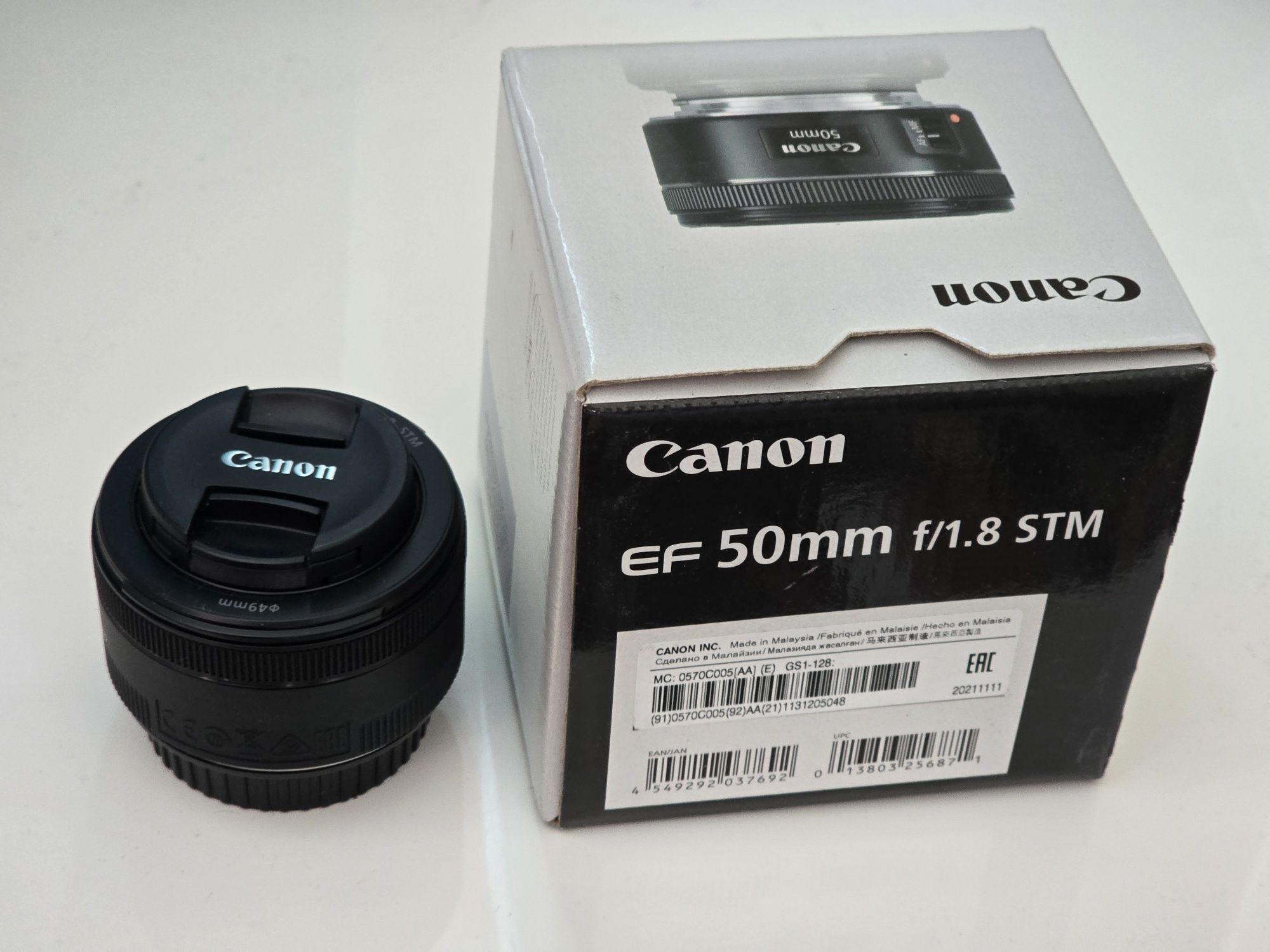 Обектив Canon EF 50mm f/1.8 STM