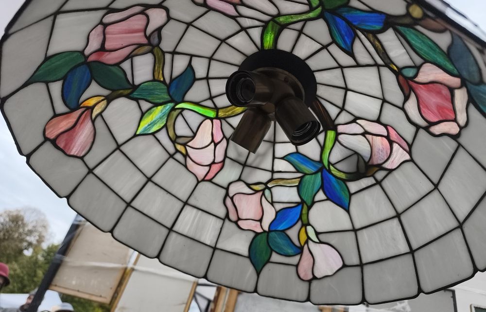 Lampă tavan Tiffany 3 fasunguri