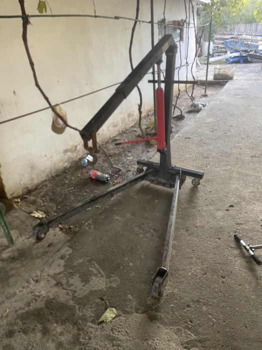 Girafă macara hidraulica scos motor cilindru nou 8 ton