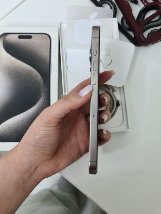 Айфон 15про мах 256гб идеал умуман чизилмаган кирилмаган