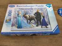 Puzzle Ravensburger de 100 XXL piese -Disney- Regatul de gheata FROZEN