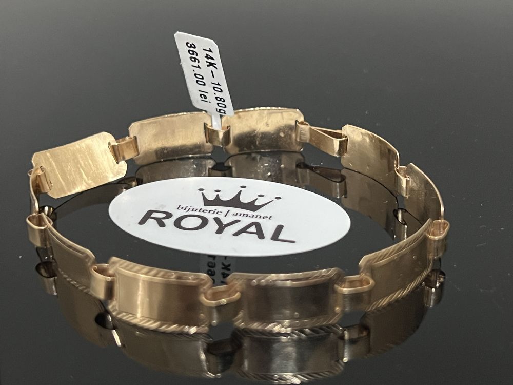 Bijuteria Royal CB : Bratara unisex aur 14k 10,80gr