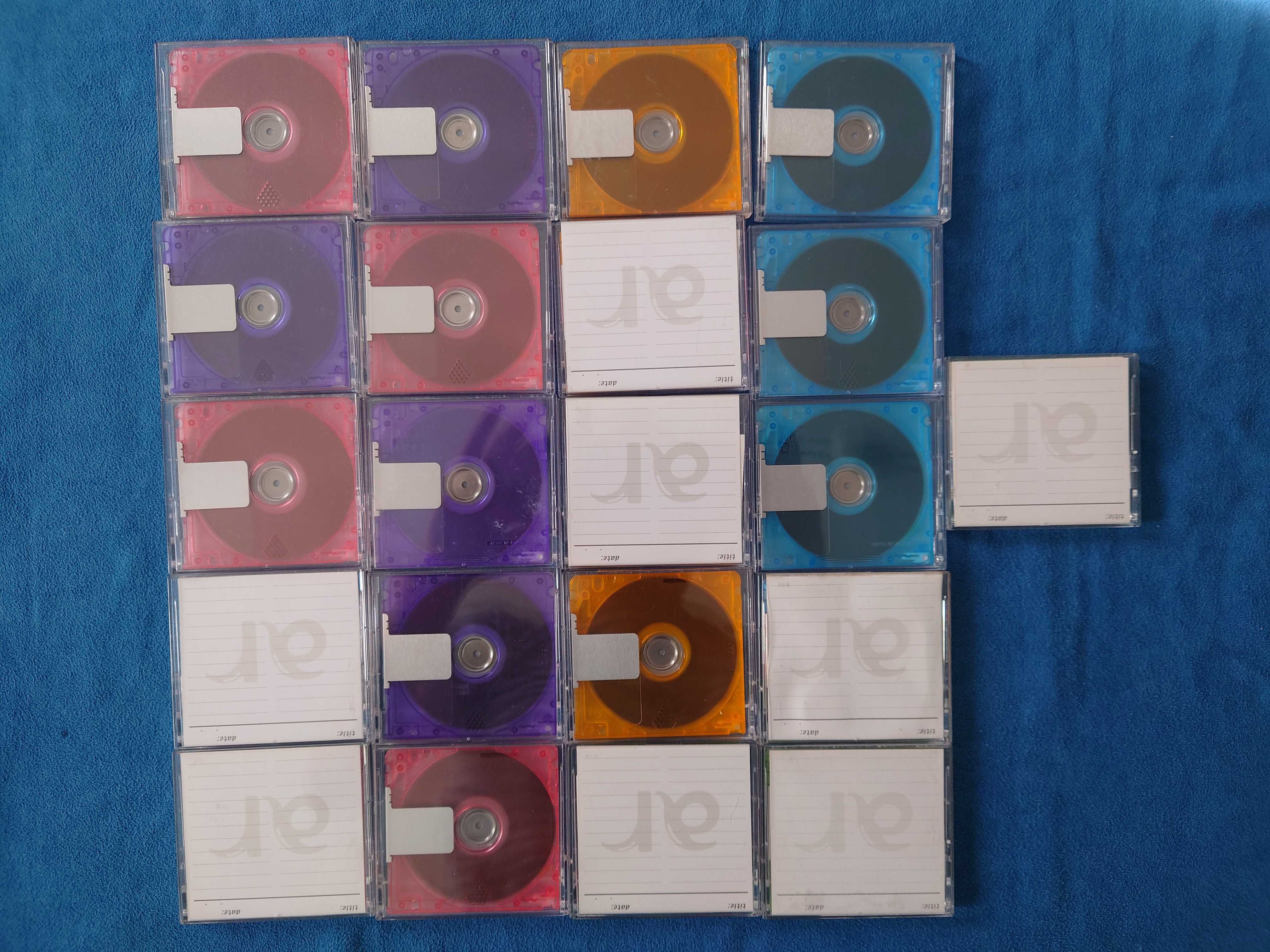 Lot 21 discuri Minidisc MD Victor (JVC) carcase clasice