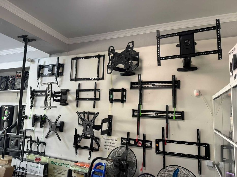 Кронштейны для телевизоров и мониторов—большой выбор! до 120 диагонали