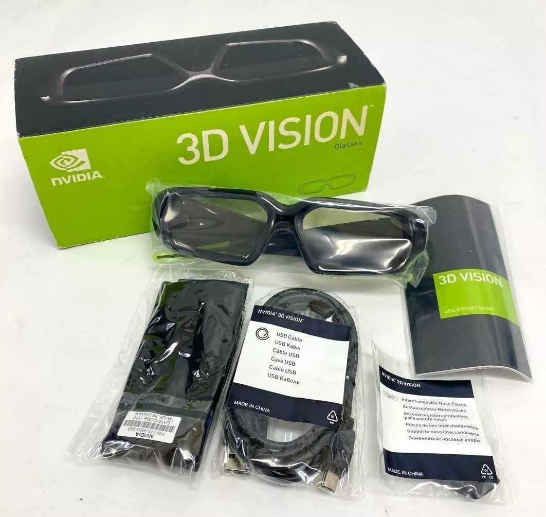 3D-очки NVIDIA GeForce 3D Vision Kit с трансмиттером