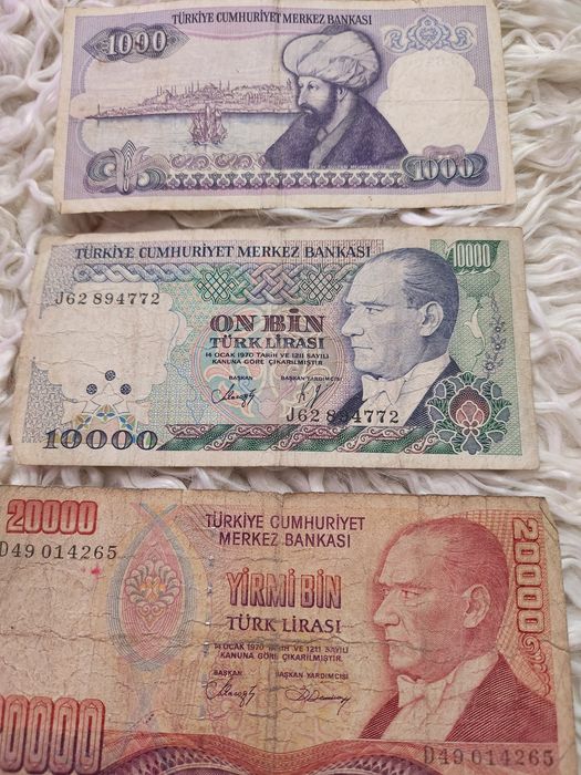Vand bancnote turcesti