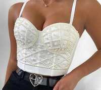 Corset de lux cu perle