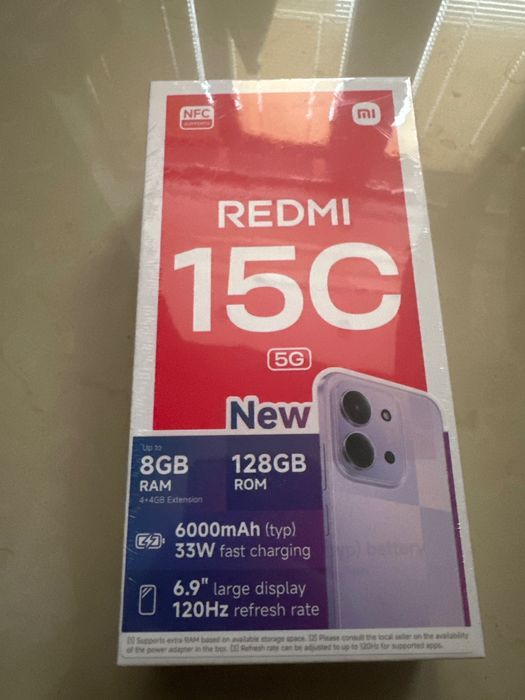 Продавам чисто нов неразопакован Redmi 15C