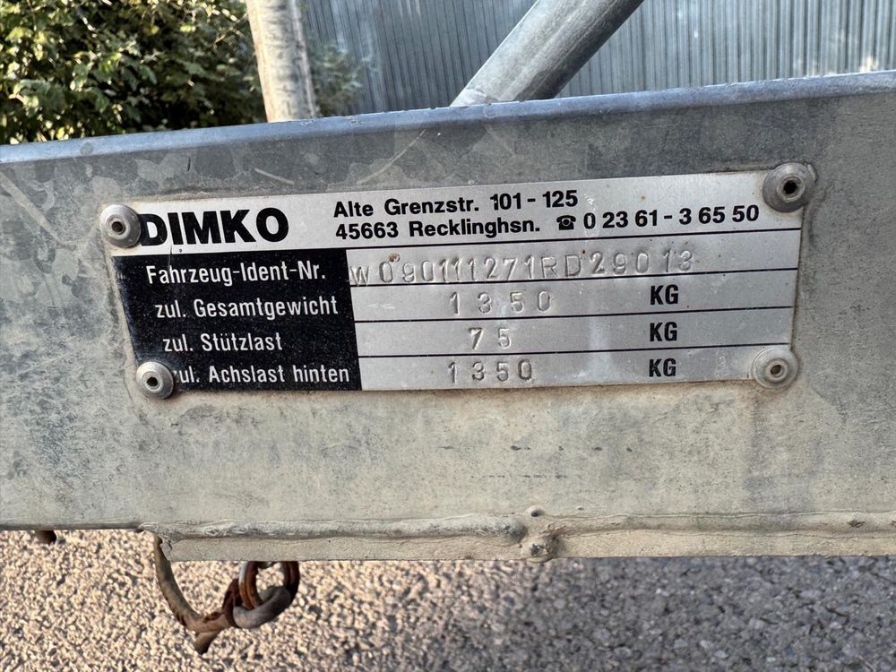 Vand peridoc barca DIMKA de 1350 kg cu sistem de franare