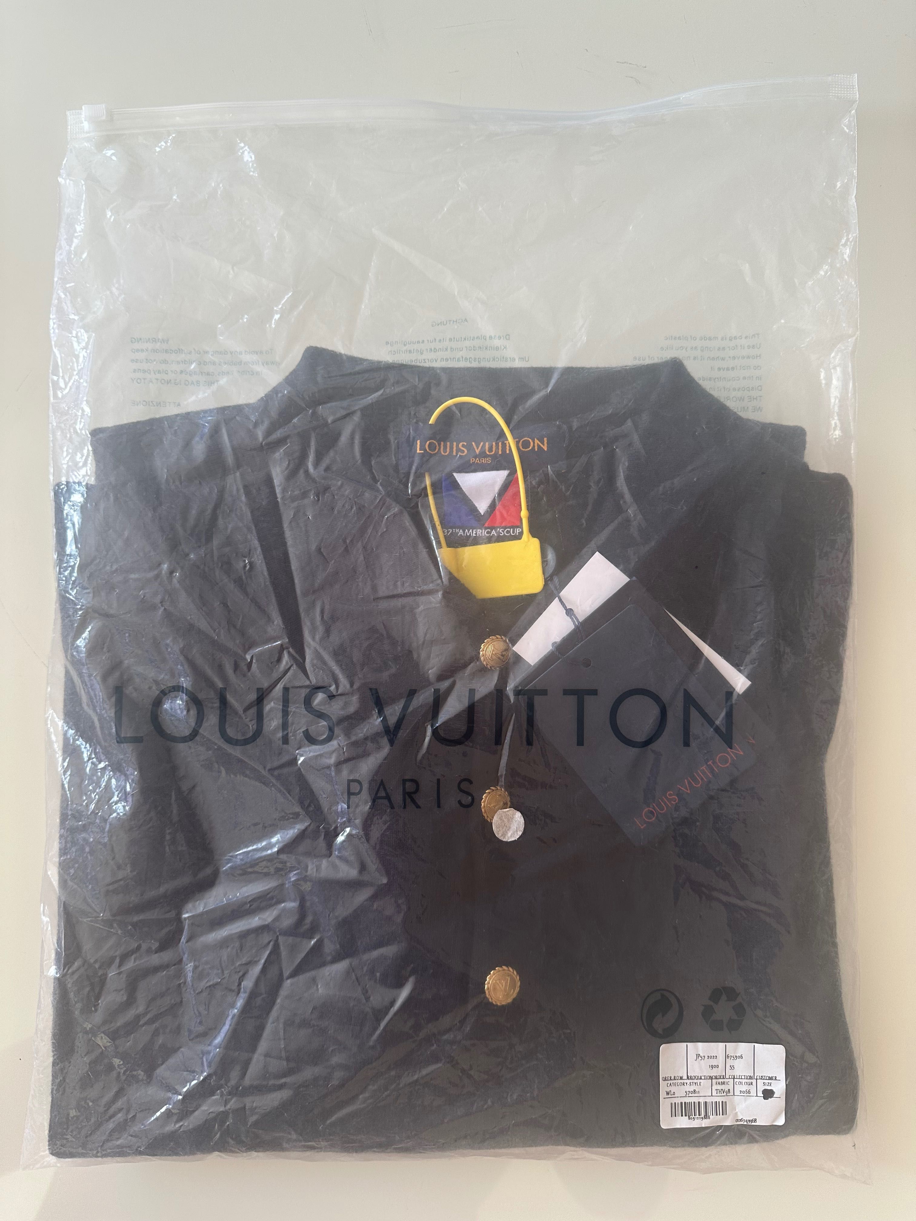Мъжка плетена тениска с къс ръкав Louis Vuitton