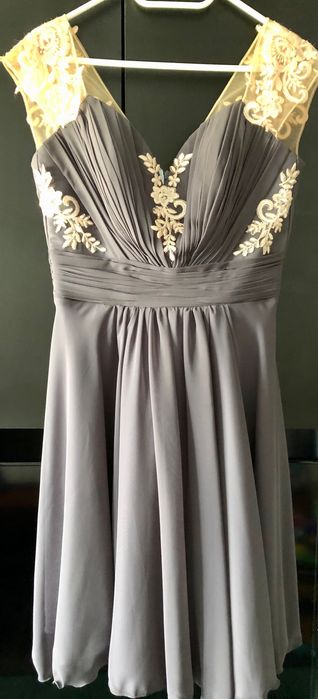Rochie eleganta gri