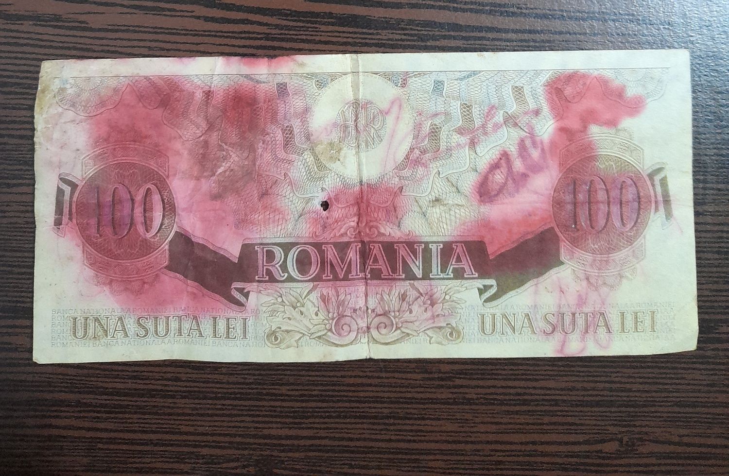 Bagnota 100 LEI  27 August 1947