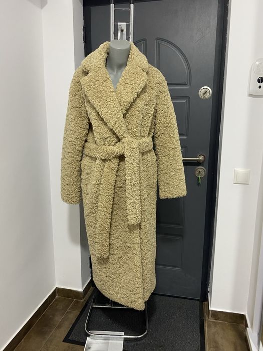 Pardesiu Zara imitatie lana miel