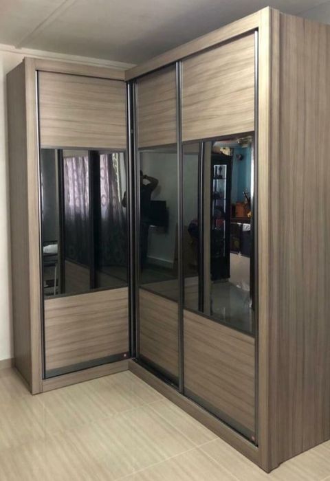 Из МДФ Качество 100% шкаф купе, распашной шкаф