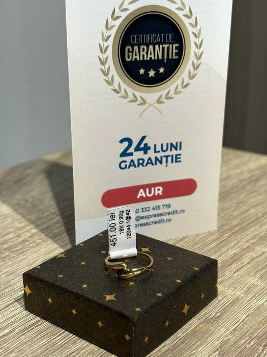 (AG42) Inel aur 18k 0.90g b12044 - Garantie 2 ani!
