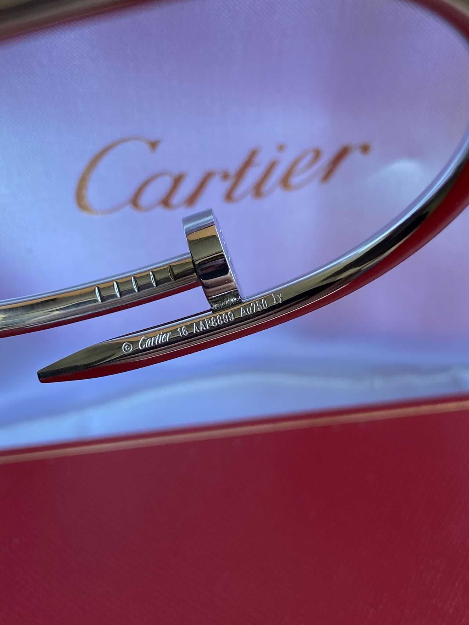 Cartier Juste un Clou Bracelet 16 White Gold 750