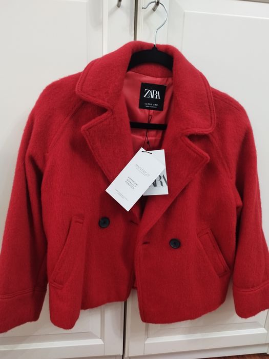 Висок клас вълнено палто Zara