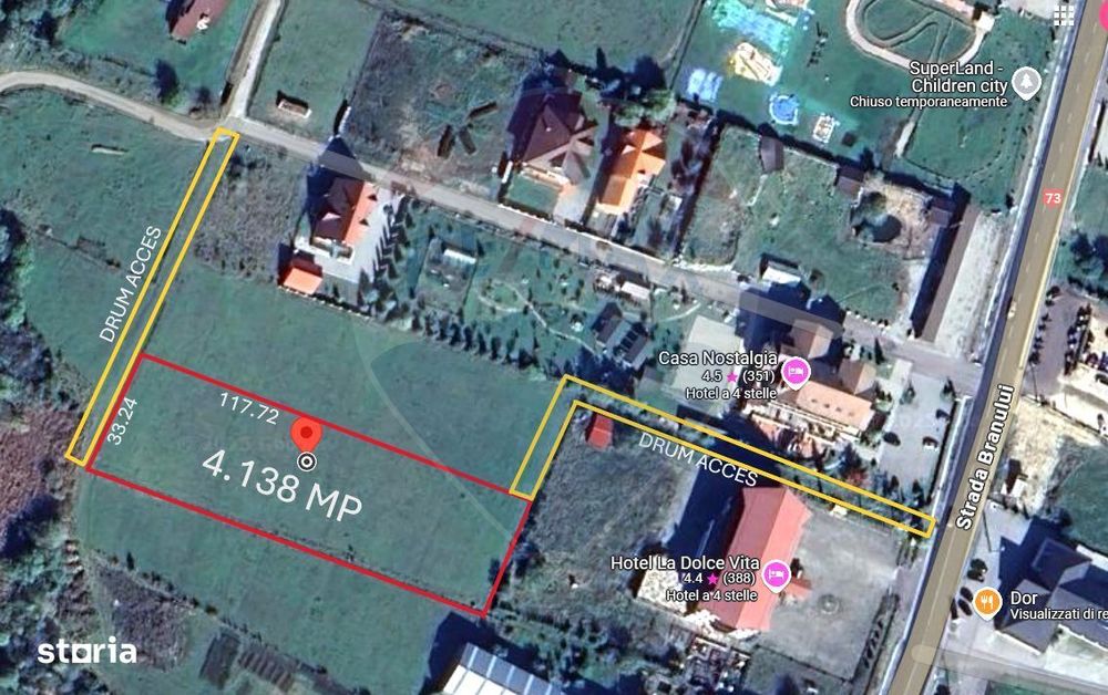 Teren Intravilan in Zarnesti / Soseaua Branului