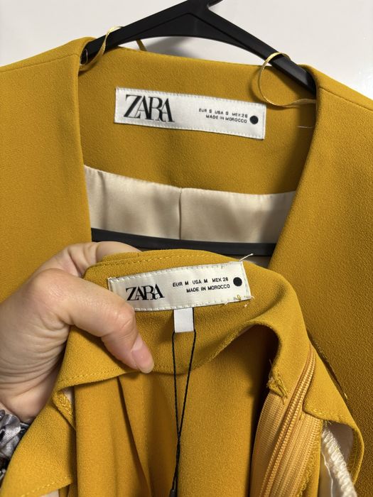 Костюм Zara елек S и панталон М размер с етикет, чисто нови